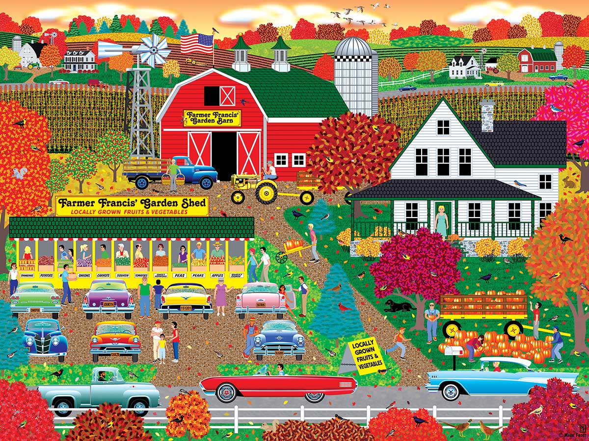 Autumn Harvest - Scratch and Dent Farm Jigsaw Puzzle