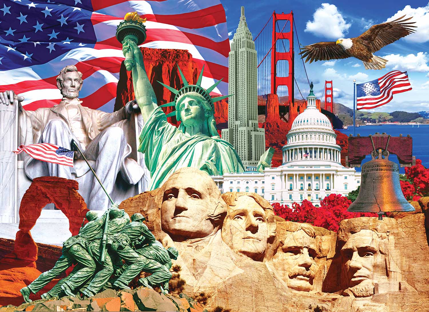 Made In America - Scratch and Dent Landmarks & Monuments Jigsaw Puzzle