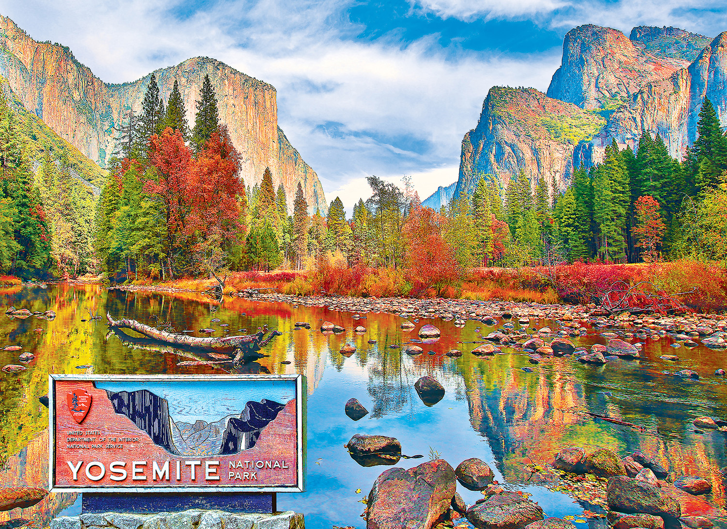 Yosemite National Park, 1500 Pieces, Kodak | Puzzle Warehouse