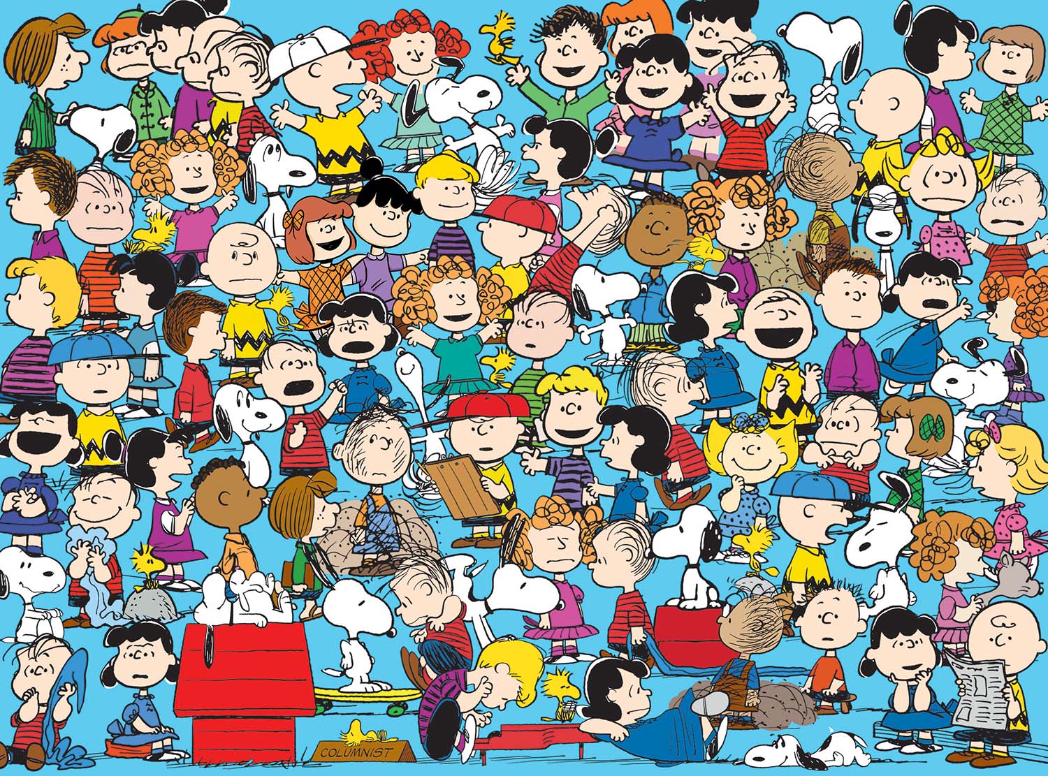 Cast of Characters - Peanuts - Scratch and Dent Collage Jigsaw Puzzle