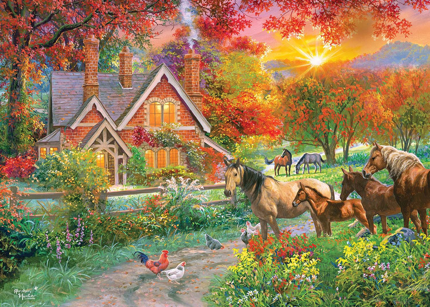 The Old Homestead jigsaw puzzle  Jigsaw puzzles art, Old things