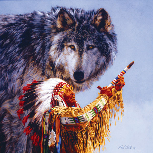 Spirit of the Wolf Wolf Jigsaw Puzzle