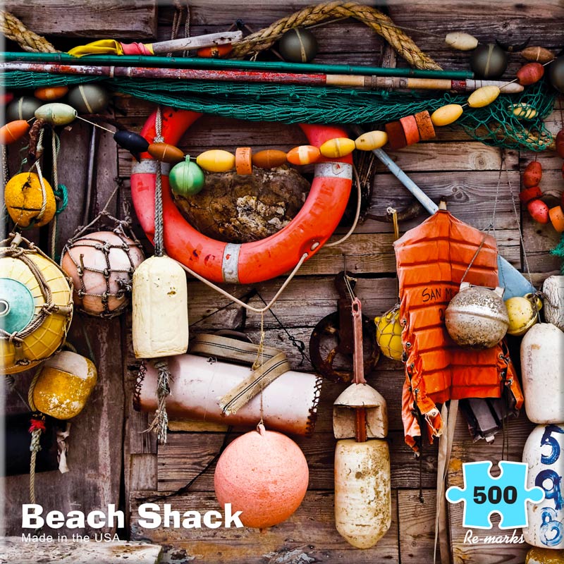 Beach Shack Boat Jigsaw Puzzle
