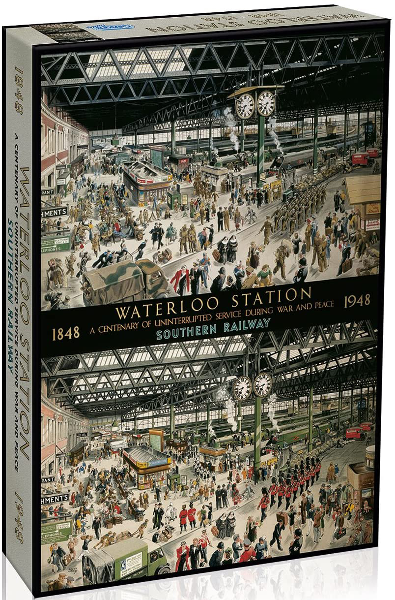Waterloo Station Train Jigsaw Puzzle