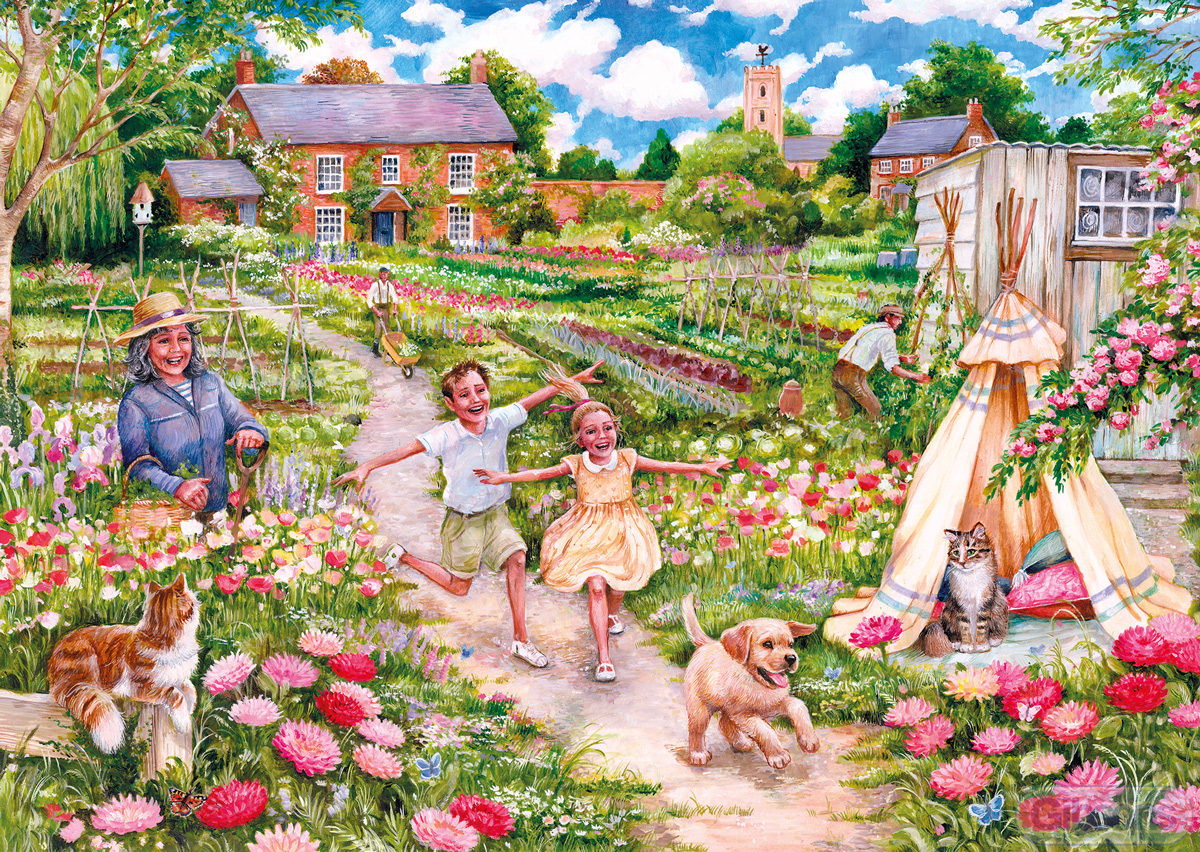Childhood Memories Mother's Day Jigsaw Puzzle