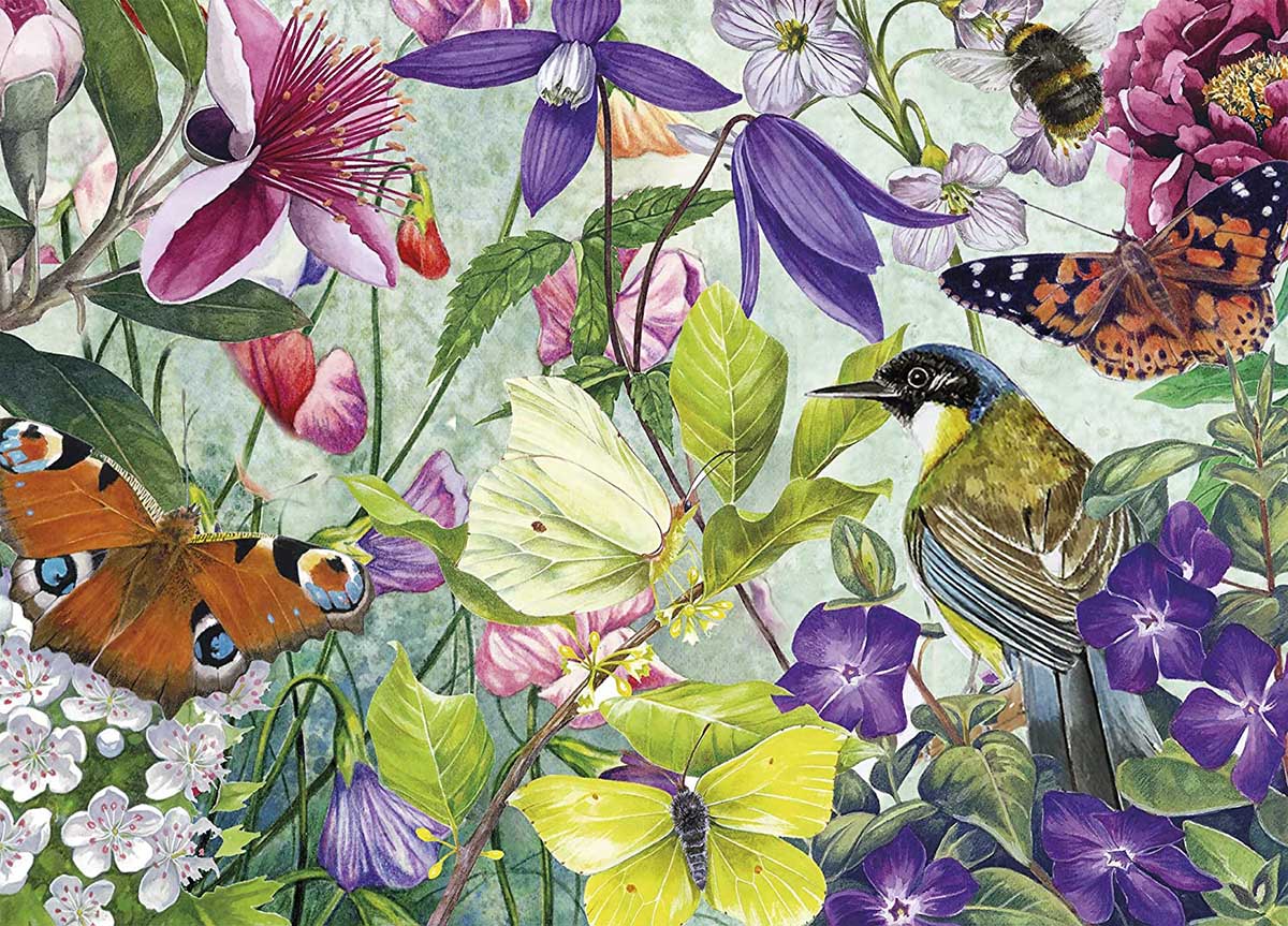 The Garden Butterflies and Insects Jigsaw Puzzle