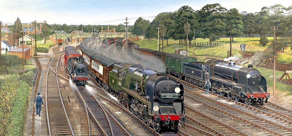 New Forest Junction Train Jigsaw Puzzle