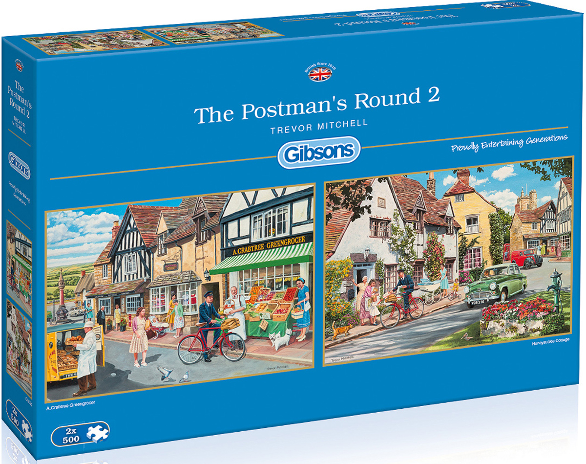 The Postman's Round 2 Nostalgic & Retro Jigsaw Puzzle