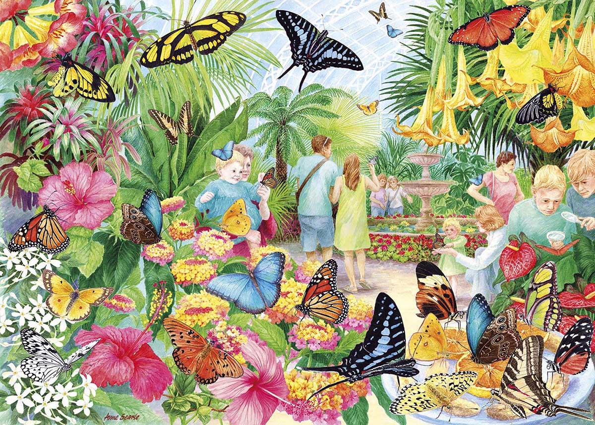 Butterfly House, 1000 Pieces, Gibsons | Puzzle Warehouse