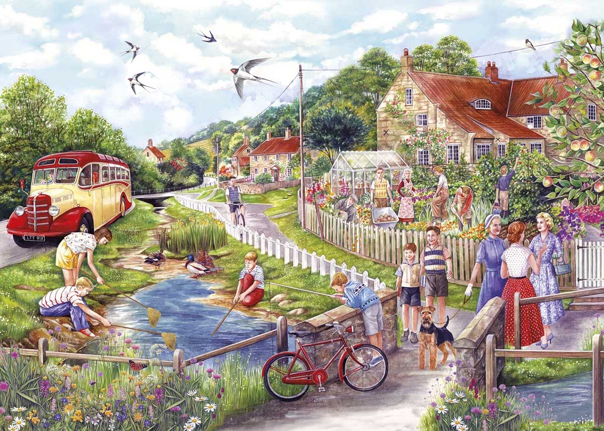 Summer by the Stream, 1000 Pieces, Gibsons | Puzzle Warehouse