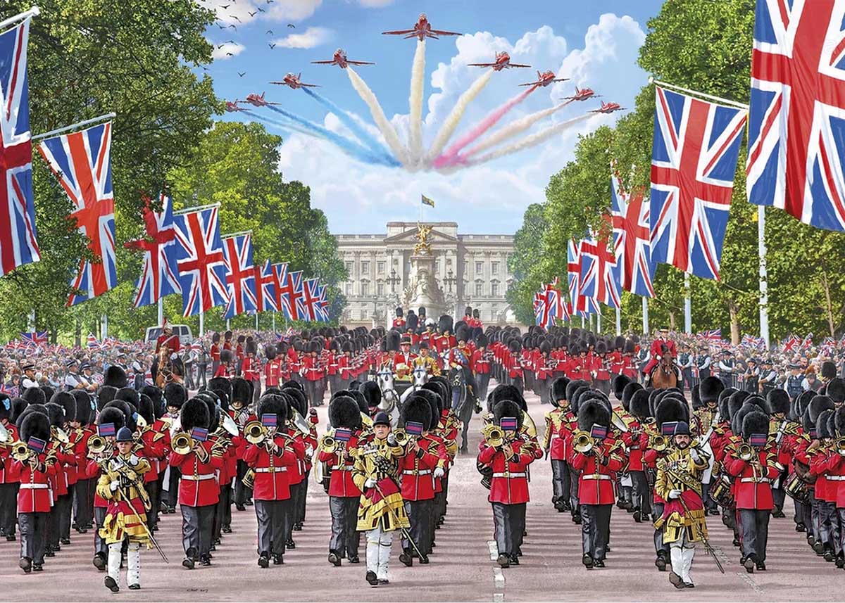 Trooping the Colour Europe Jigsaw Puzzle