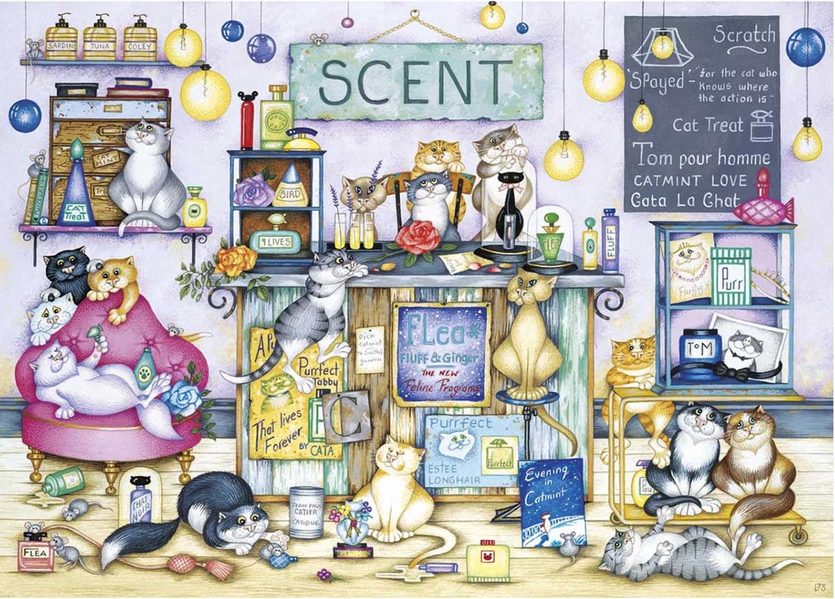 Scent Cats Jigsaw Puzzle