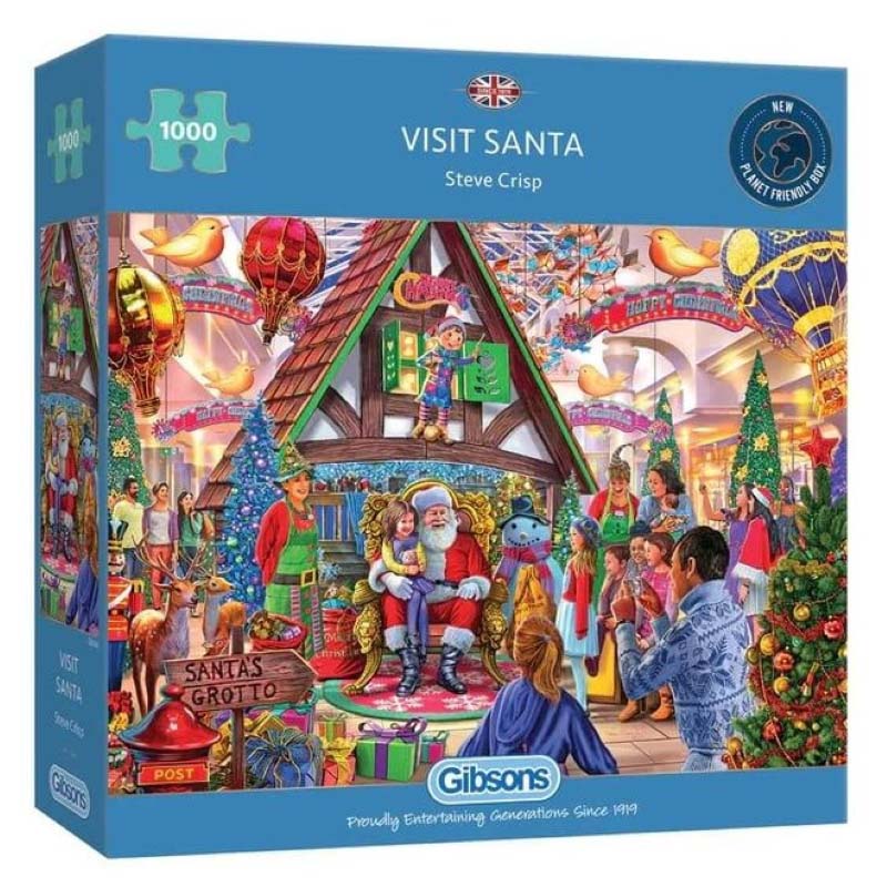 Visit Santa Christmas Jigsaw Puzzle