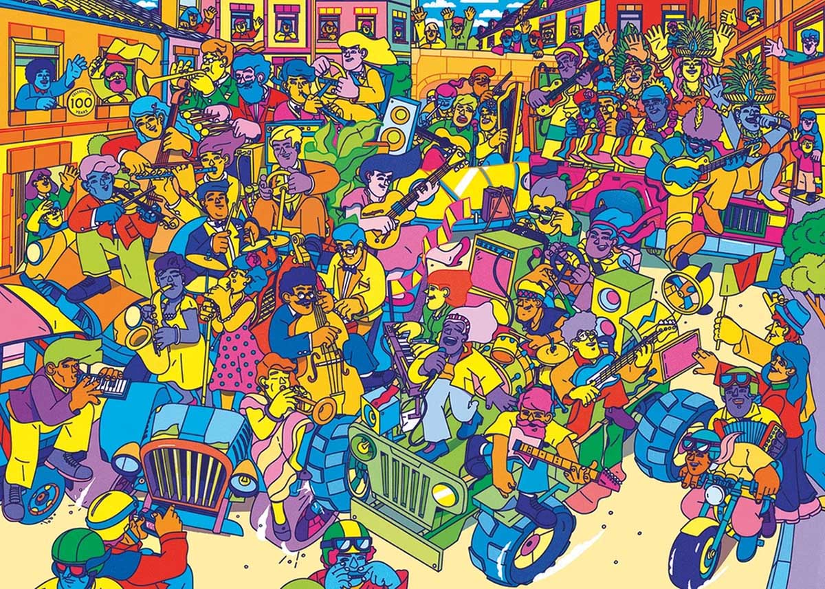 Carnival Humor Jigsaw Puzzle