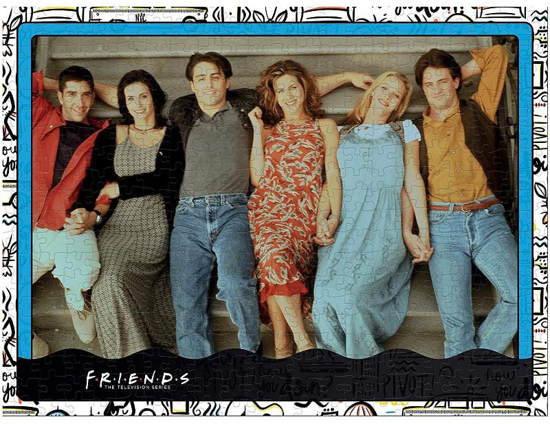 Friends Stairs Famous People Jigsaw Puzzle