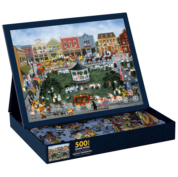 Village Celebration, 500 Pieces, Lang | Puzzle Warehouse