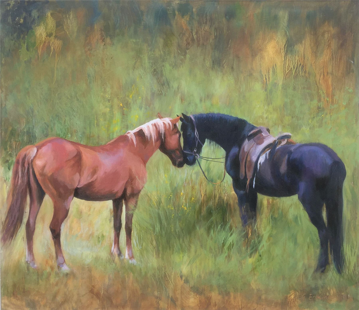 The Meeting Horses Jigsaw Puzzle