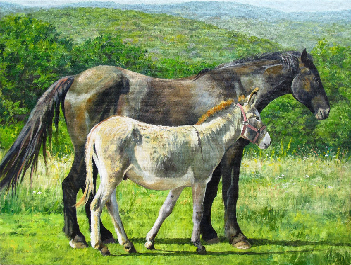 Stable Companions Horse Jigsaw Puzzle