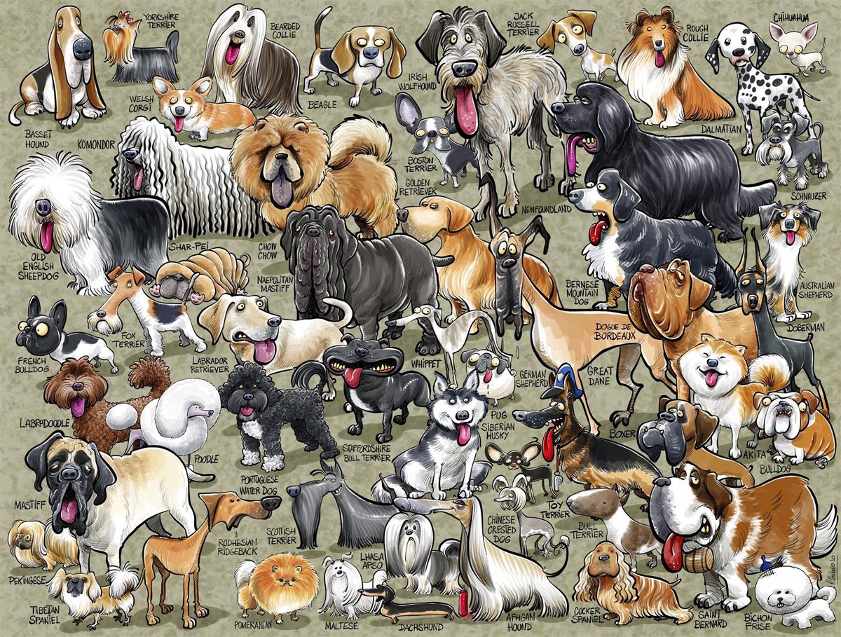 It's Just...Dogs! Dogs Jigsaw Puzzle