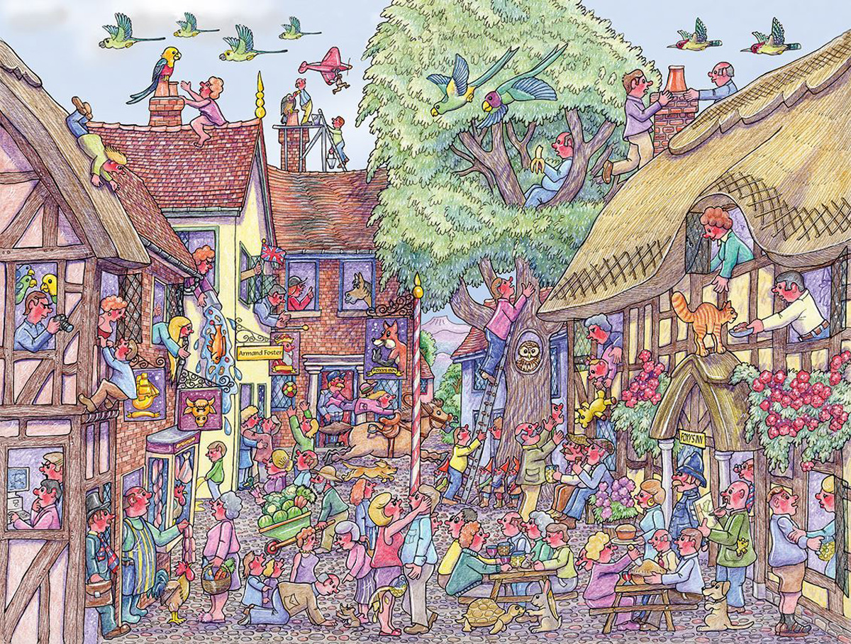 Boisterous Boozer - Scratch and Dent People Jigsaw Puzzle