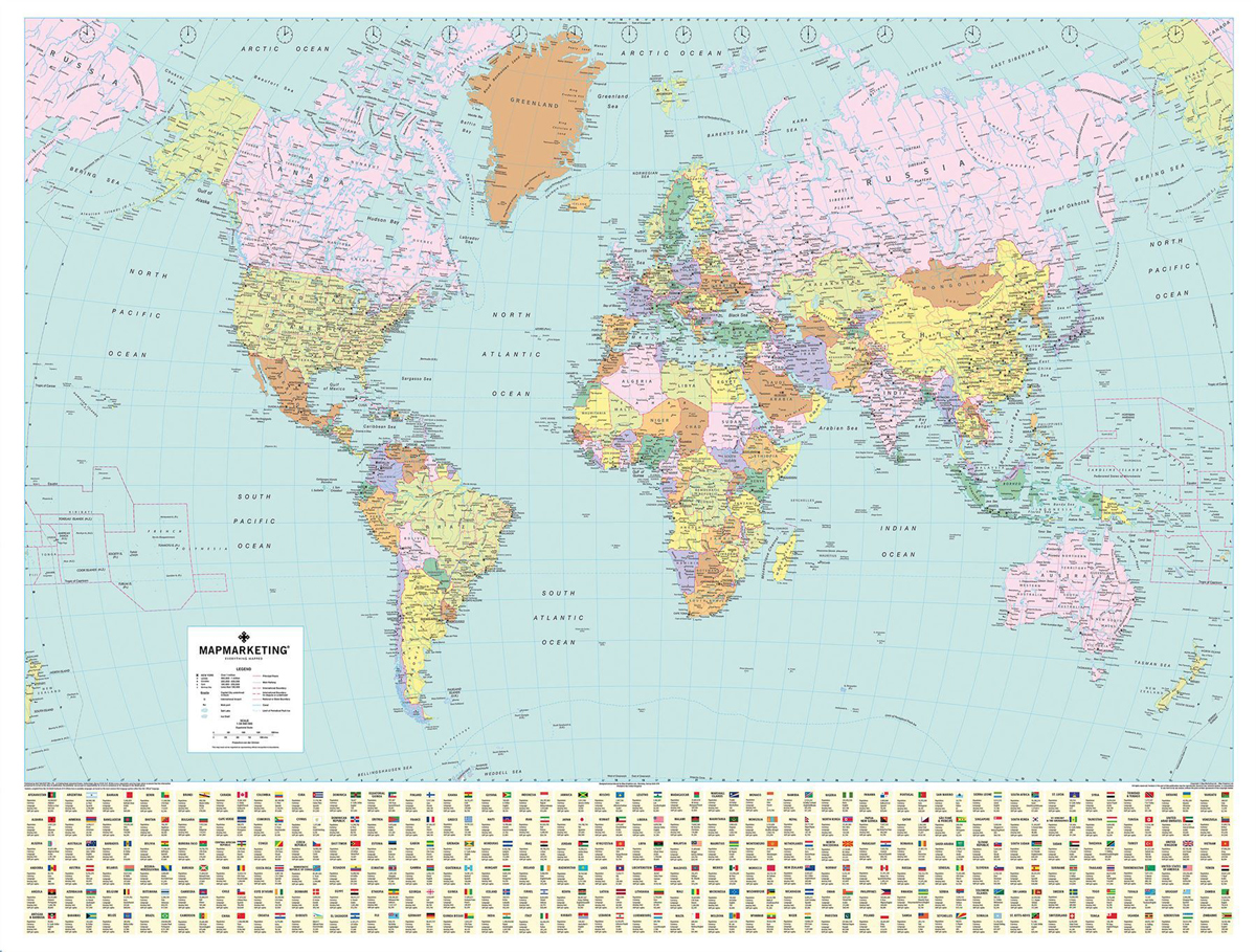 World Political Map Maps & Geography Jigsaw Puzzle