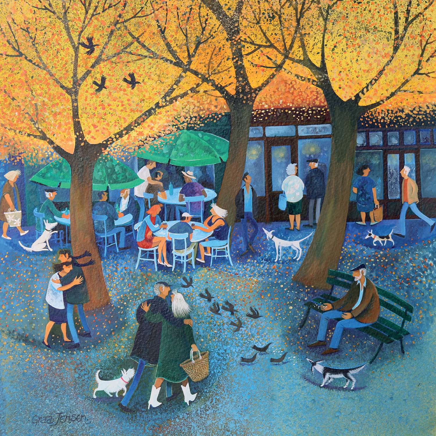Apero Time Fall Jigsaw Puzzle