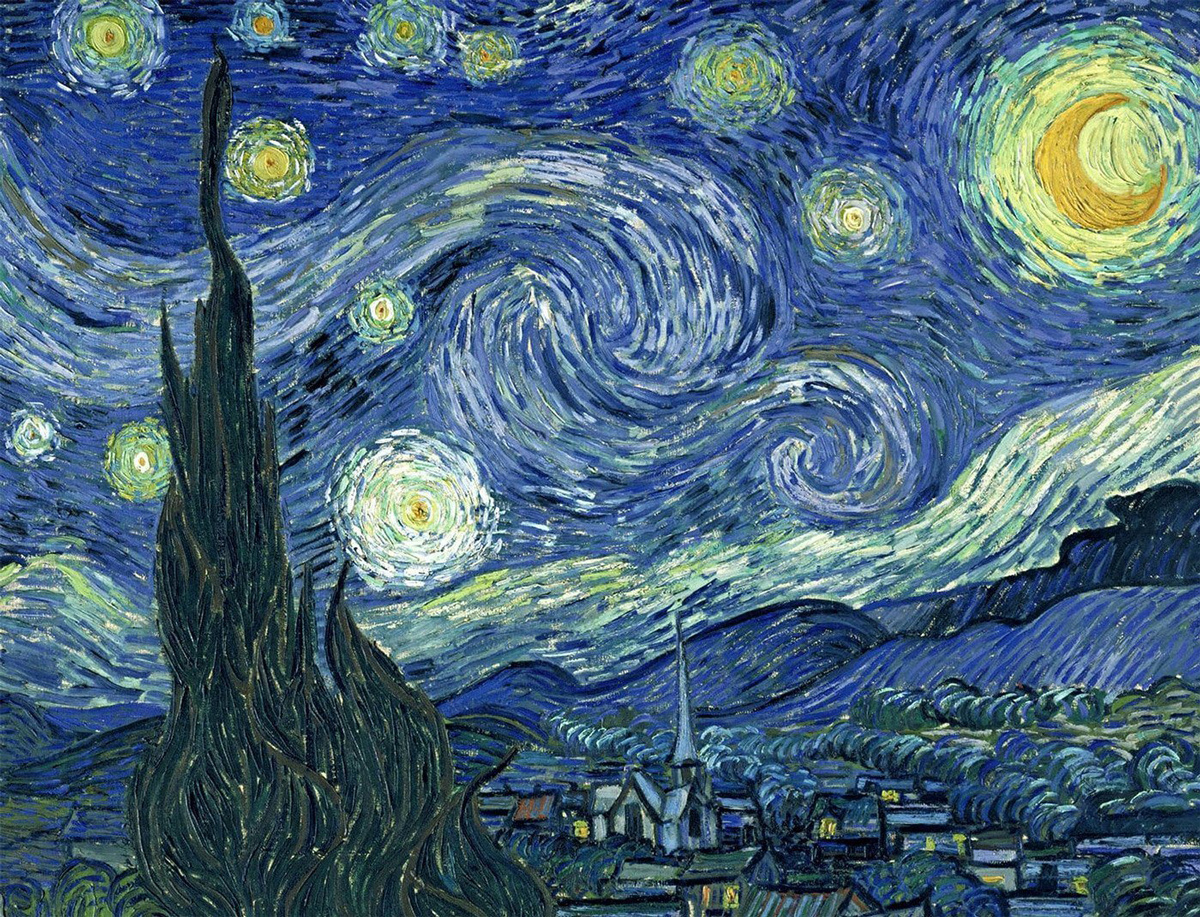 Starry Night by Vincent van Gogh Fine Art Jigsaw Puzzle