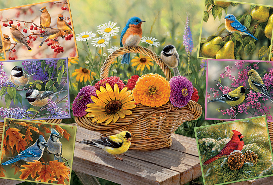 Rosemary's Birds - Scratch and Dent Birds Jigsaw Puzzle