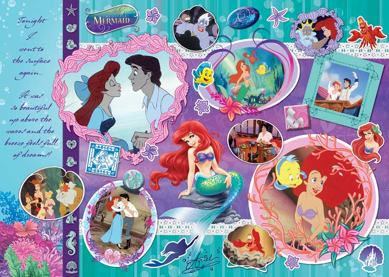 Disney Fine Art - Little Mermaid - 1000 Piece Puzzle –