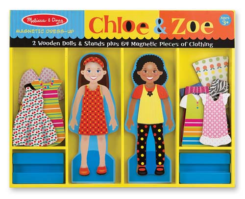 Chloe & Zoe Magnetic Dress-Up, Melissa and Doug | Puzzle Warehouse