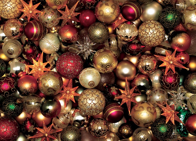 Christmas Balls - Scratch and Dent Photography Jigsaw Puzzle