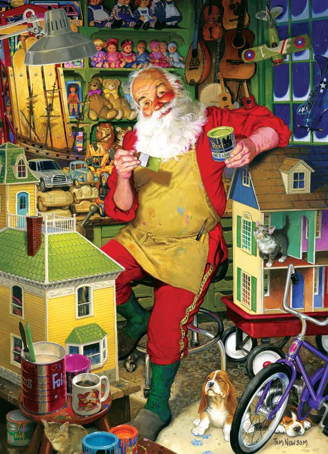 gund santa's workshop playset