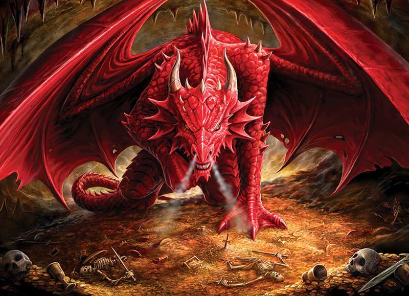 Dragon's Lair Fantasy Jigsaw Puzzle