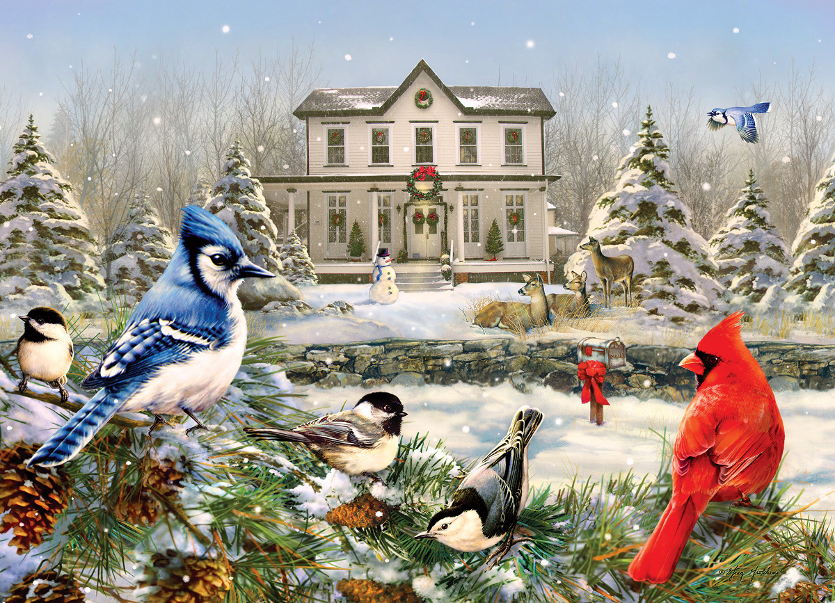 Country House Birds - Scratch and Dent Birds Jigsaw Puzzle