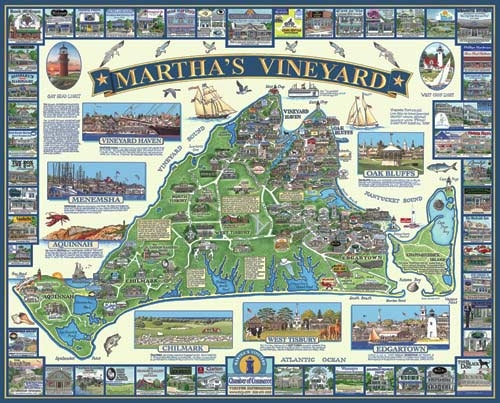 Martha's Vineyard, MA UPDATED w/ 1181, 1000 Pieces, White Mountain ...