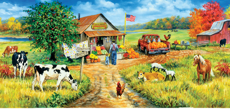 Aunt Fay's Market, 1000 Pieces, SunsOut | Puzzle Warehouse