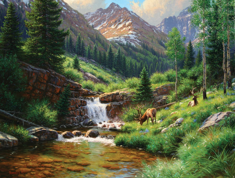 High Country Hideout, 500 Pieces, SunsOut | Puzzle Warehouse