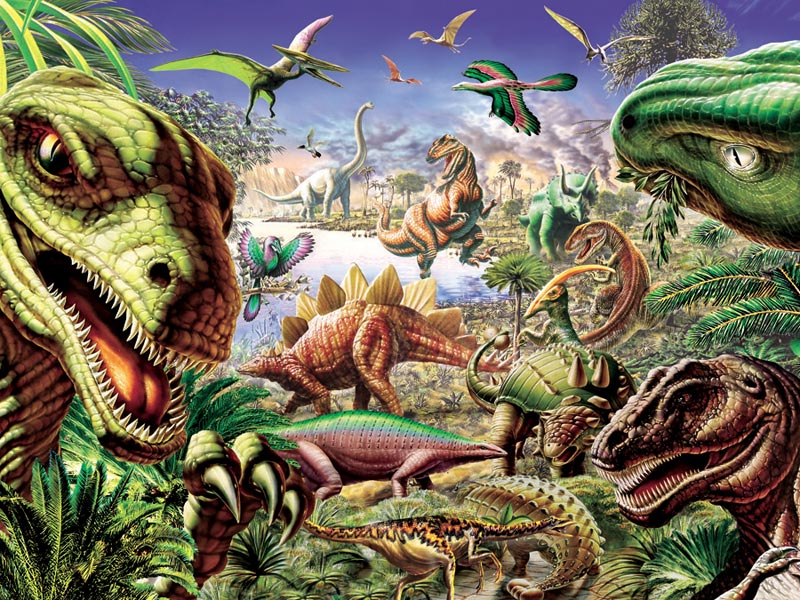 Dinoland, 400 Pieces, Cobble Hill | Puzzle Warehouse