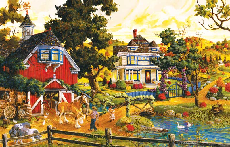 A Friendly Persuasion, 1000 Pieces, SunsOut | Puzzle Warehouse