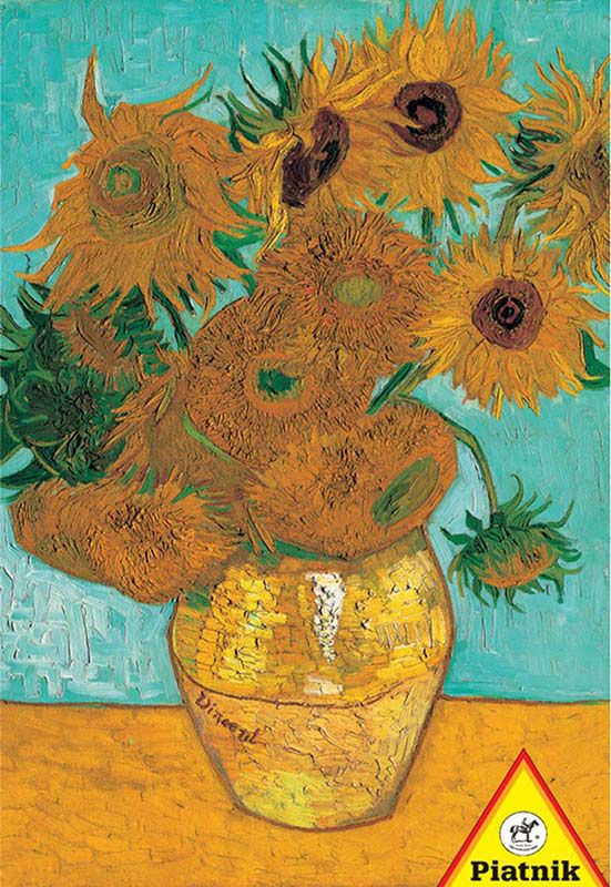 Vase With Sunflowers - Van Gogh (Art For Kids) Jigsaw Puzzle