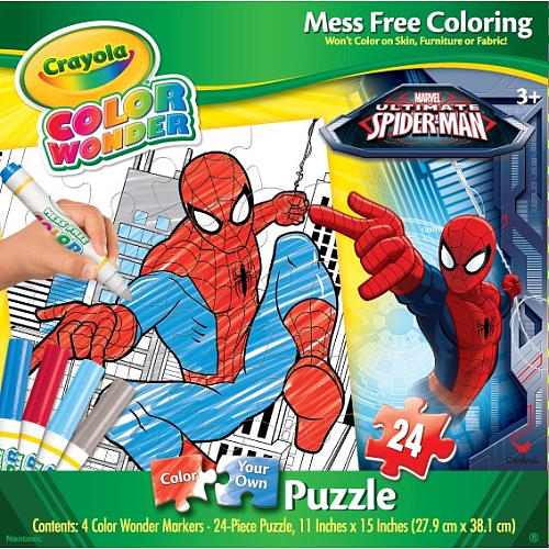 Puzzles Supercolor 3x48 pièces Spider-Man - La Grande Récré