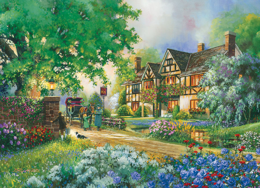 Old Coach Inn, 1000 Pieces, Cobble Hill | Puzzle Warehouse