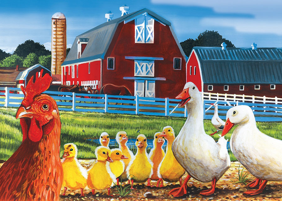 Dwight's Ducks Farm Jigsaw Puzzle
