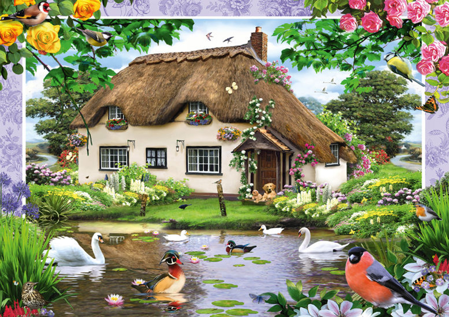 Romantic Country House Jigsaw Puzzle