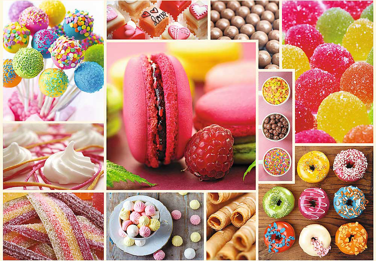 Candy - Collage Collage Jigsaw Puzzle