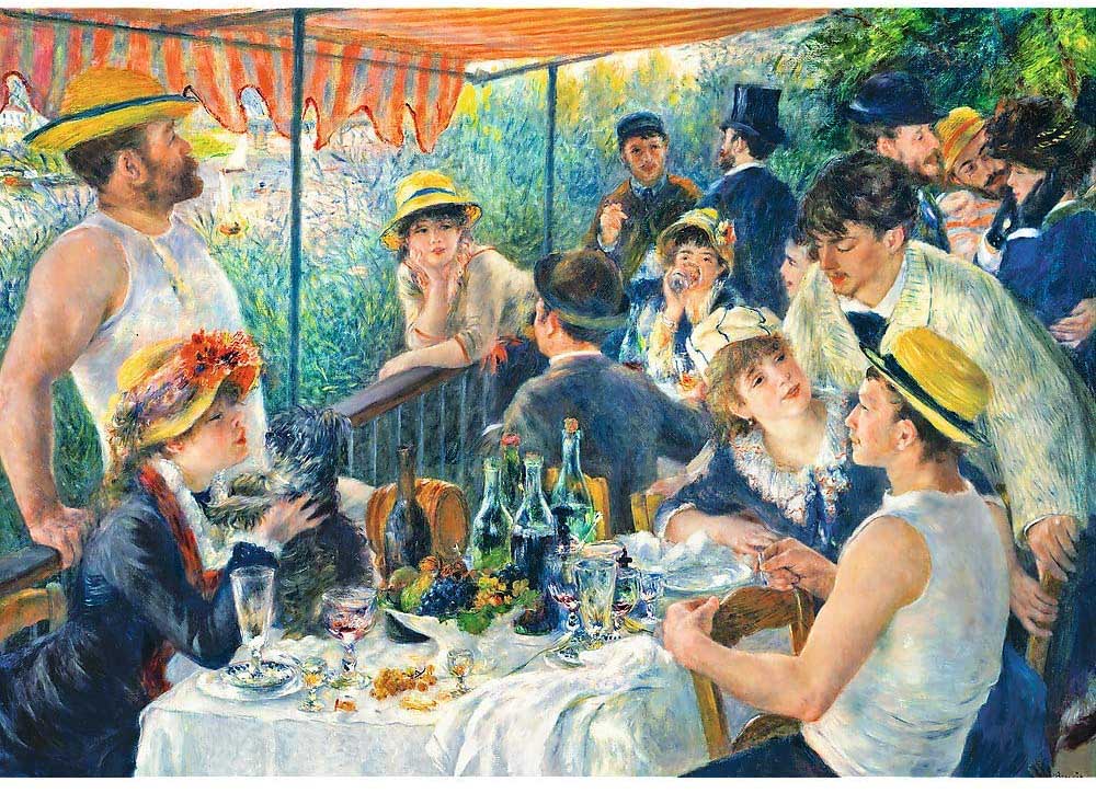 Luncheon Of The Boating Party Fine Art Jigsaw Puzzle