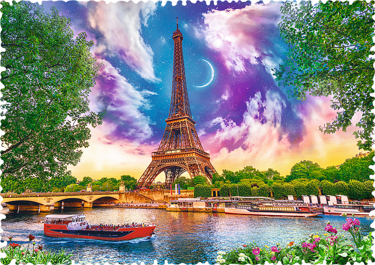 Sky Over Paris Landmarks & Monuments Jigsaw Puzzle