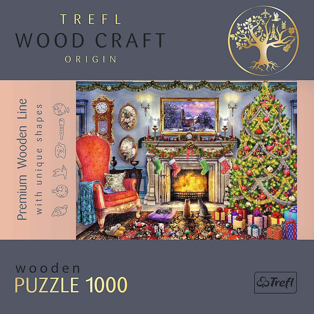 By The Fireplace 1 1000 Pieces Trefl Puzzle Warehouse