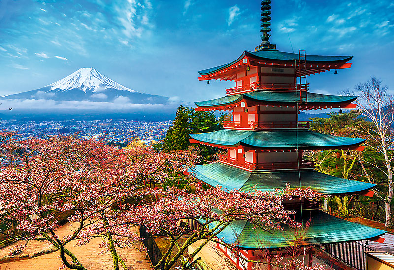 Mount Fuji / Scratch and 1500 Pieces, Trefl | Puzzle Warehouse