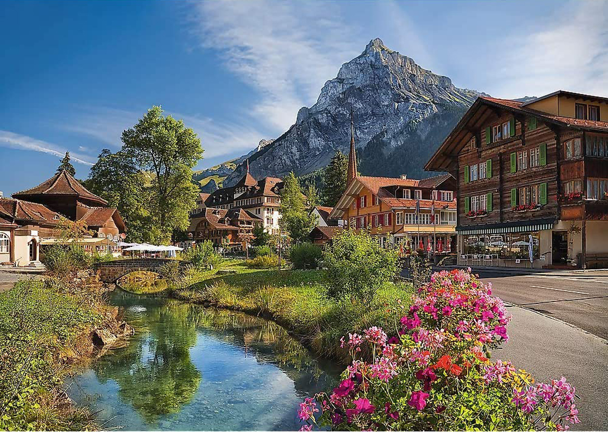 Alps In The Summer Mountain Jigsaw Puzzle